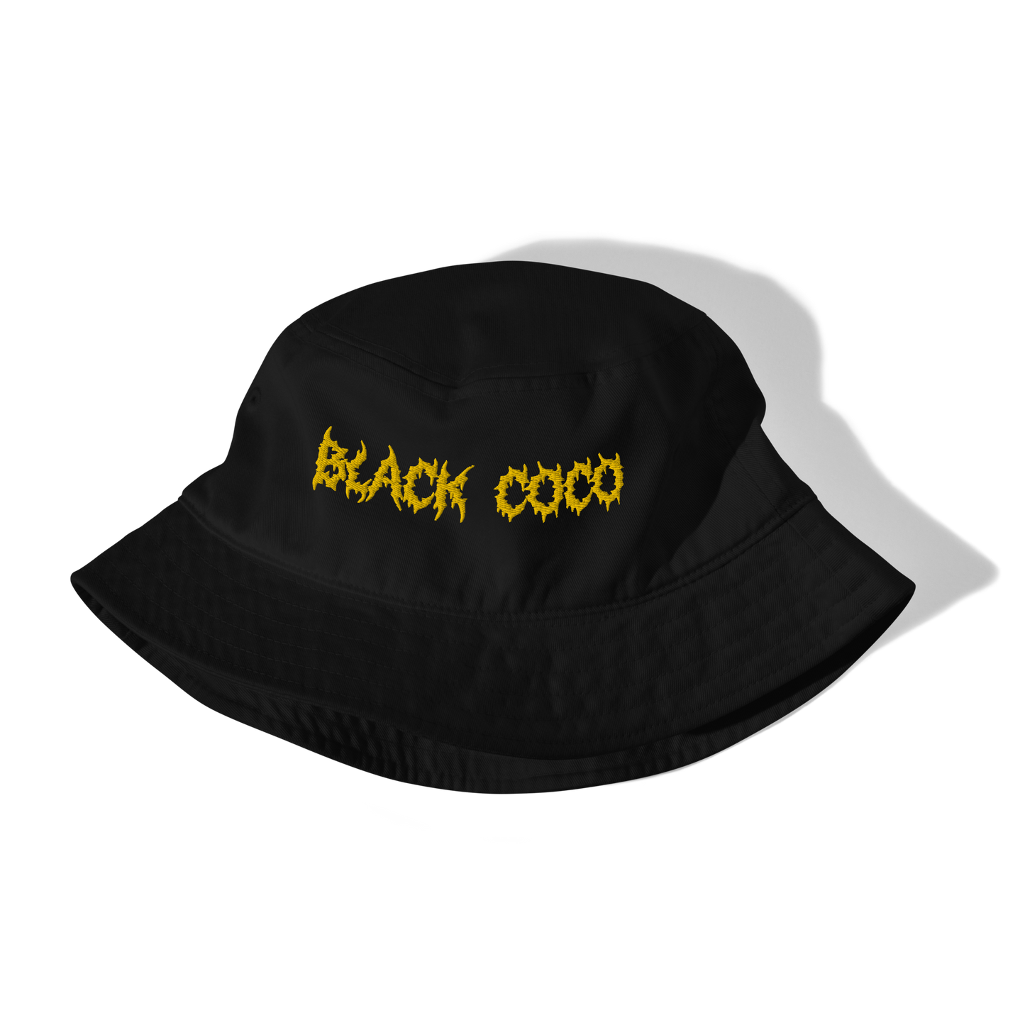 Black Coco Hat Yellow